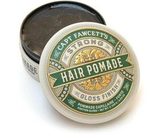 Captain Fawcett Strong Pomade Stiprios fiksacijos ir žvilgesio plaukų pomada, 100g