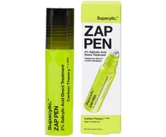 Carbon Theory Anglies teorija Roll-on odos trūkumams pašalinti Supacylic. Zap Pen (Salicilo rūgšties tiesioginis gydymas) 5 ml