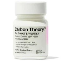 Carbon Theory Arbatmedžio aliejus - vitaminas A prieš spuogų atsiradimą (dėmių pasta) 30 ml