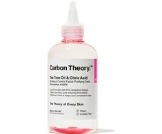 Carbon Theory Pleťové tonikum Arbatmedžio aliejus - Citrinos rūgštis Breakout Control (veido valomasis tonikas) 250 ml