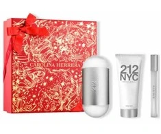 Carolina Herrera 212 Nyc Eau De Toilette Purškiklis, 100 ml Set 3 Pieces