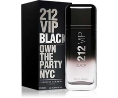 Carolina Herrera 212 Vip Juodas EDP parfumuotas vanduo vyrams, 200 ml