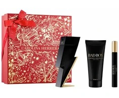 Carolina Herrera Bad Boy tualetinis vanduo purškiklis, 100 ml rinkinys 3 vnt.