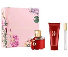 Carolina Herrera Ch rinkinys moterims (EDT, 100 ml + kūno losjonas, 100 ml + EDT, 10 ml)