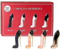 Carolina Herrera Good Girl Miniature Set kvepalų miniatiūrų rinkinys, 4 x 7 ml