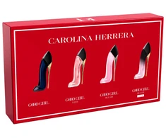 Carolina Herrera Good Girl Miniature Set kvepalų miniatiūrų rinkinys, 4 x 7 ml