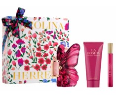 Carolina Herrera La Bomba Set rinkinys moterims (EDP, 80 ml + EDP, 10 ml + kūno losjonas, 100 ml)