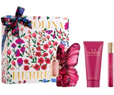 Carolina Herrera La Bomba Set rinkinys moterims (EDP, 80 ml + EDP, 10 ml + kūno losjonas, 100 ml)