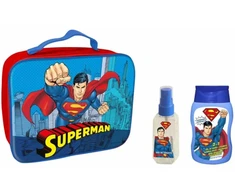 Cartoon Disney Superman rinkinys vaikams (dušo želė-šampūnas, 200 ml + kūno dulksna, 90 ml + krepšys)