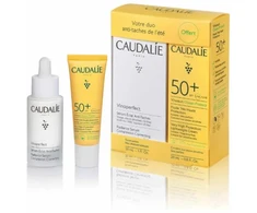 „Caudalie Vinoperfect Radiance“ veido spalvą koreguojantis serumas, 30 ml, 2 dalių rinkinys
