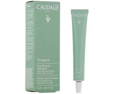 Caudalie Vinopure Salicylic Spot Solution priemonė veidui nuo spuogų, 15 ml