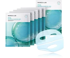 Centellian24 Madeca Lab Hyal Waterfull Glow Gel Mask lakštinė hidrogelinė veido kaukė, 5 vnt.