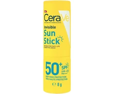 CeraVe Invisible Sun Stick SPF 50+ apsauginis pieštukas nuo saulės, 8 g