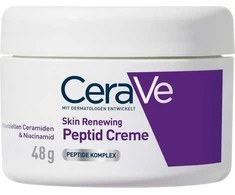 CeraVe Skin Renewing Peptide Kreminis regeneruojamasis naktinis veido kremas, 48 ml