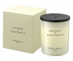 Cereria Mollá Scented candle cream Raspberry &amp; Juodas Vanilla (Candle) 230 g