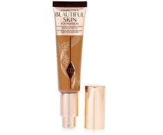 Charlotte Tilbury „Beautiful Skin Science + Colour Radiant Finish“ skystas makiažo pagrindas, 13 Warm Chaud, 30 ml