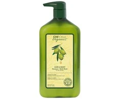 Šampūnas ir kūno prausiklis CHI Olive Organics Hair &amp; Body Šampūnas 340 ml