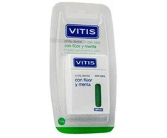 Vitis Cinta Dental Fluor &amp; Menta tarpdančių siūlas, 1 vnt.