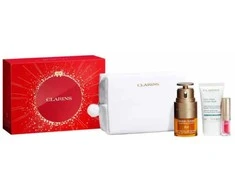 „Clarins“ dvigubo serumo paakių odai rinkinys, 20 ml, 4 vnt.