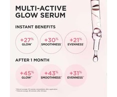 Clarins Multi Active Glow Serum skaistinamasis veido serumas, 30 ml