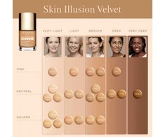 Clarins Skin Illusion Velvet Foundation kreminė pudra, atspalvis: 109C, 30 ml