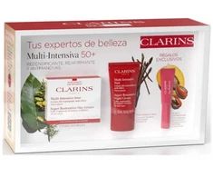 „Clarins Super Restorative Day Kreminis“ visiems odos tipams, 50 ml rinkinys, 3 dalys