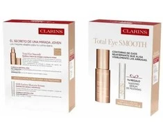 „Clarins Total Eye Smooth“, 15 ml rinkinys, 2 vnt.