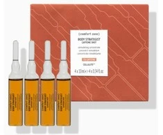 Comfort Zone Body Strategist Caffeine Shot Set modeliuojantis koncentratas kūnui, 4 x 10 ml
