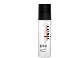 Coxir Brown Rice Niacinamide Peeling Mist šveičiamoji veido dulksna, 80 ml