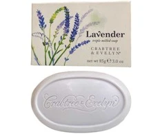 „Crabtree &amp; Evelyn“ levandų drėkinamasis muilo gabalėlis, 85 g