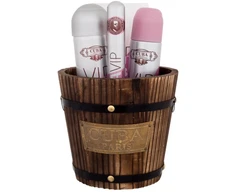 Cuba VIP rinkinys moterims (EDP, 100 ml + EDP, 35 ml + kūno purškiklis, 200 ml + kūno losjonas, 200 ml)