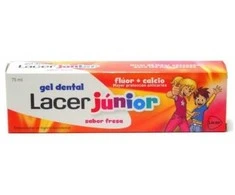 "Lacer Junior" dantų gelis 75ml braškių