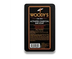Woody's Activated Charcoal Bar Soap muilas su aktyvuota anglimi, 227 g