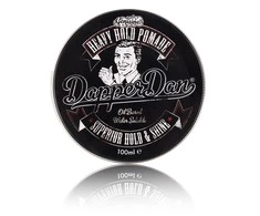 Dapper Dan Heavy Hold Pomade stiprios fiksacijos ir spindesio plaukų pomada, 100 ml