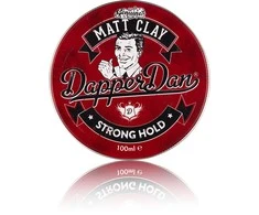 Dapper Dan Matt Clay stiprios fiksacijos, matinis plaukų modeliavimo molis, 100 ml