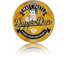 Dapper Dan Matt Paste Stiprios fiksacijos, matinė plaukų modeliavimo pasta, 50 ml