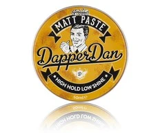 Dapper Dan Matt Paste Stiprios fiksacijos, matinė plaukų modeliavimo pasta, 50 ml