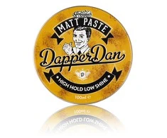 Dapper Dan Matt Paste stiprios fiksacijos, matinė plaukų modeliavimo pasta, 100 ml