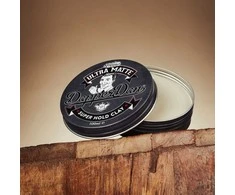 Dapper Dan Ultra Matte Super Hold Clay itin stiprios fiksacijos matinis modeliavimo molis, 100 ml