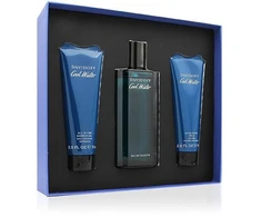 Davidoff Cool Vanduo rinkinys vyrams (EDT, 125 ml + dušo želė, 75 ml + balzamas po skutimosi, 75 ml)