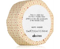 Davines More Inside Shine Wax vidutinio striprumo blizgus vaškas plaukams, 75 ml