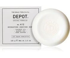 Depot 400 Skutimosi specifika Nr. 412 Drėkinantis skutimosi muilas, 100 g