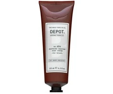 „Depot 400 Shave Specifications No. 404“ raminamasis skutimosi muilas su alantoinu „Kreminis“, 125 ml