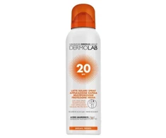 Dermolab Sun Milk Purškiklis Spf20 purškiamas pienelis nuo saulės 150ml