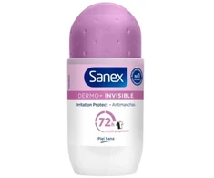 Sanex Dermo Invisible Roll-On Dezodorantas 72h rutulinis dezodorantas, 50 ml