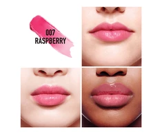 Christian Dior Dior Addict Lip Glow Balm drėkinamasis, lūpų spalvą paryškinantis balzamas, atspalvis: 007 Raspberry, 3.2 g