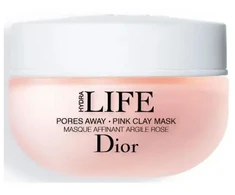 Dior Hydra Life Pores Away Rožinė Clay Mask, 50 ml