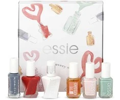 Discovery Set Essie: Nail Enamel Vegan Glossy Shine Finish Nagų lakas 99 Mint Candy Apple 13.5 ml + Expressie Air Dry Nagų lakas 13.5 ml + Gel Couture Nagų lakas Rock the Runway 13.5 ml + Essie Nagų lakas Ballet Slippers 13.5 ml + Gel Couture Top Coat