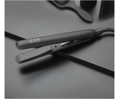 Diva Pro Digital Styler Tiesinimo žnyplės Onyx plaukų tiesinimo žnyplės, juodos spalvos