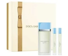 Dolce&amp;Gabbana Dolce ir Gabbana Light Mėlyna rinkinys moterims (EDT, 100 ml + EDT, 10 ml + EDT, 10 ml)